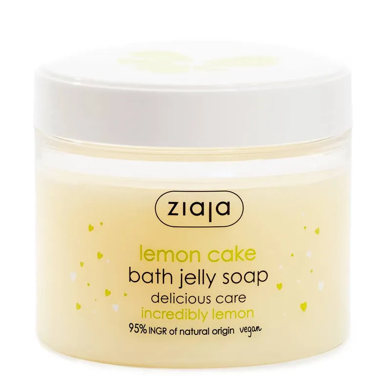 Ziaja Lemon Cake Bath Jelly Soap 260ml in Yellow - Yellow