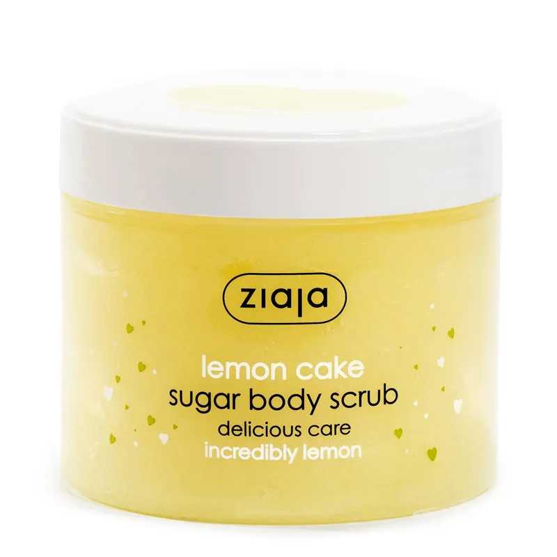 Ziaja Lemon Cake Sugar Body Scrub 300ml in White White 300ml