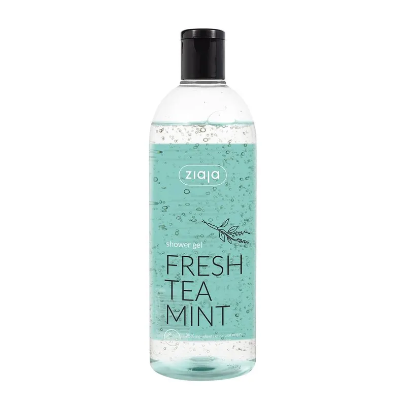Ziaja Shower Gel Fresh Tea Mint 500ml in White - White