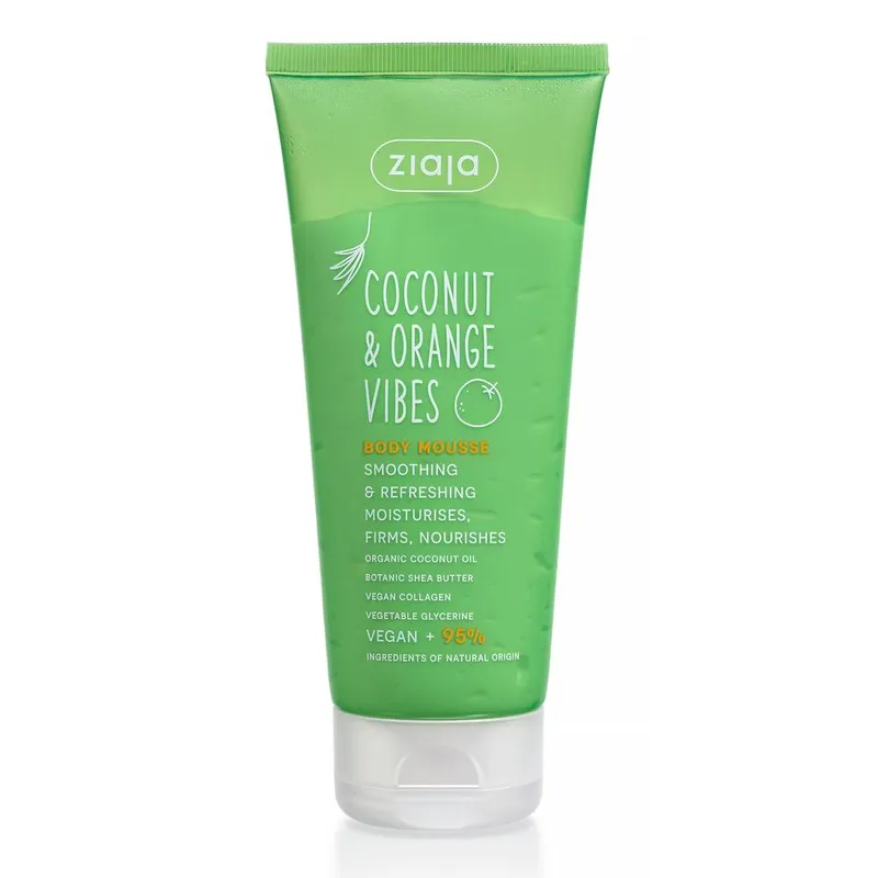 Ziaja Unisex Coconut & Orange Vibes Body Mousse 200ml in White White female