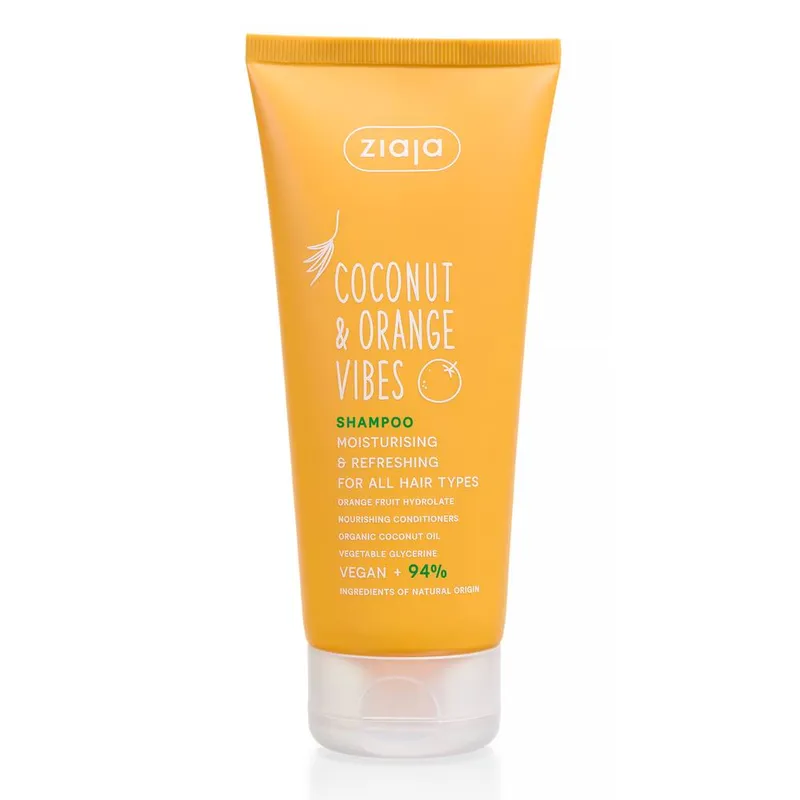 Ziaja Coconut & Orange Vibes Shampoo 200ml in Yellow Yellow 200ml
