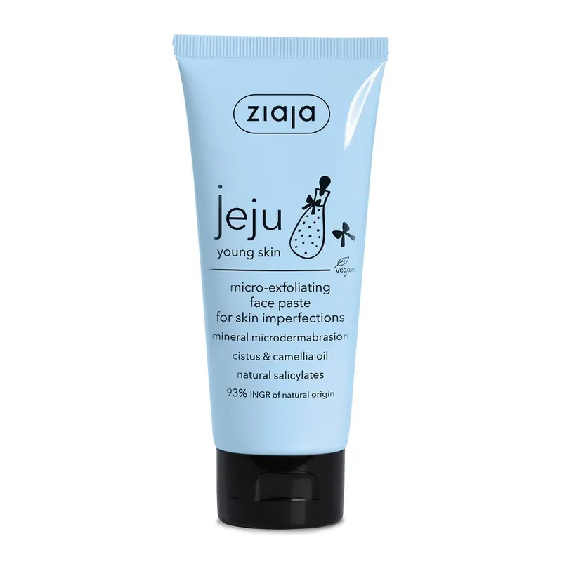 Ziaja Unisex Jeju Micro-Exfoliating Face Paste 75ml in White White 75ml female