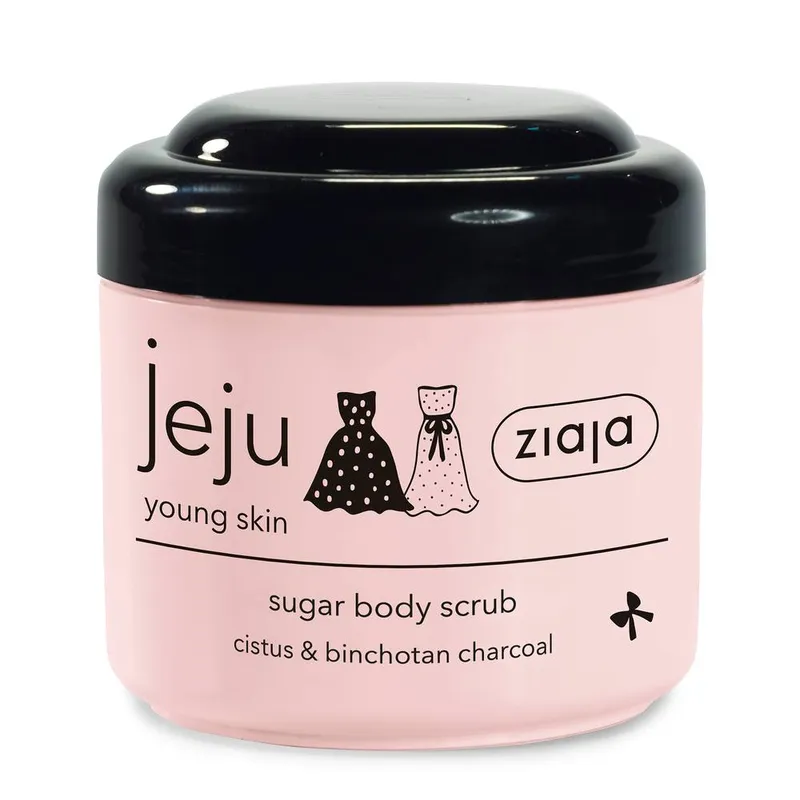 Ziaja Jeju Sugar Body Scrub 200ml in White - White - Size: 200ml