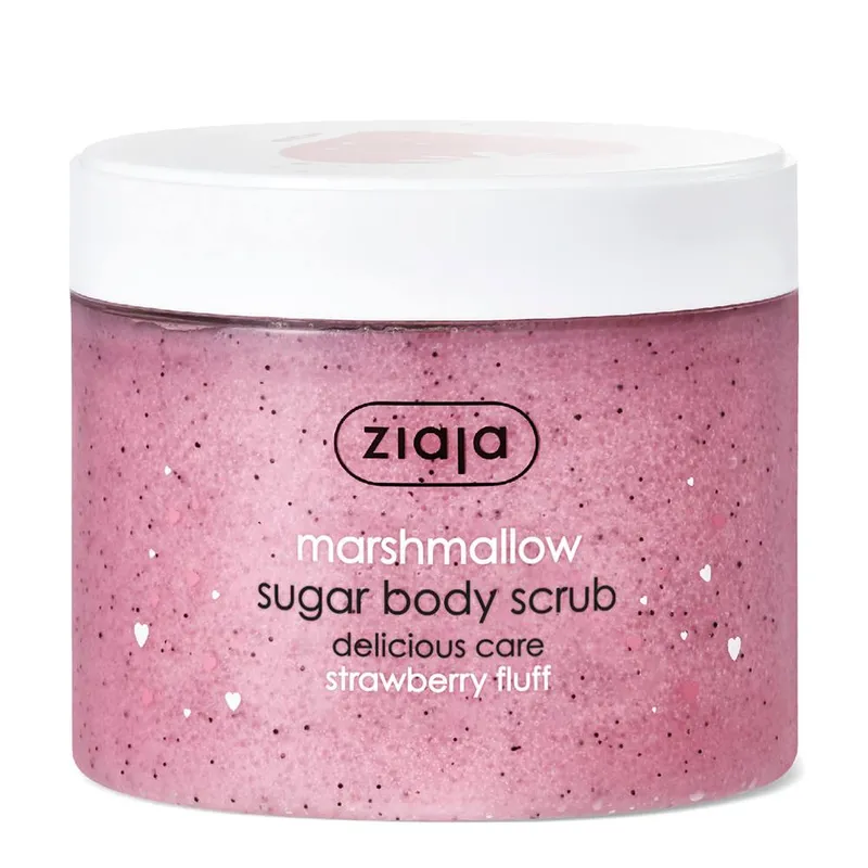 Ziaja Marshmallow Sugar Body Scrub 300ml in White White 300ml