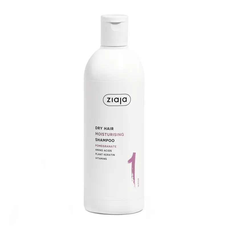 Ziaja Pomegranate Moisturising Shampoo 400ml in White White 400ml
