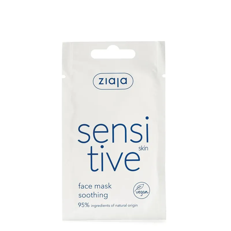Ziaja Unisex Sensitive Skin Face Mask 7ml in White White 7ml female