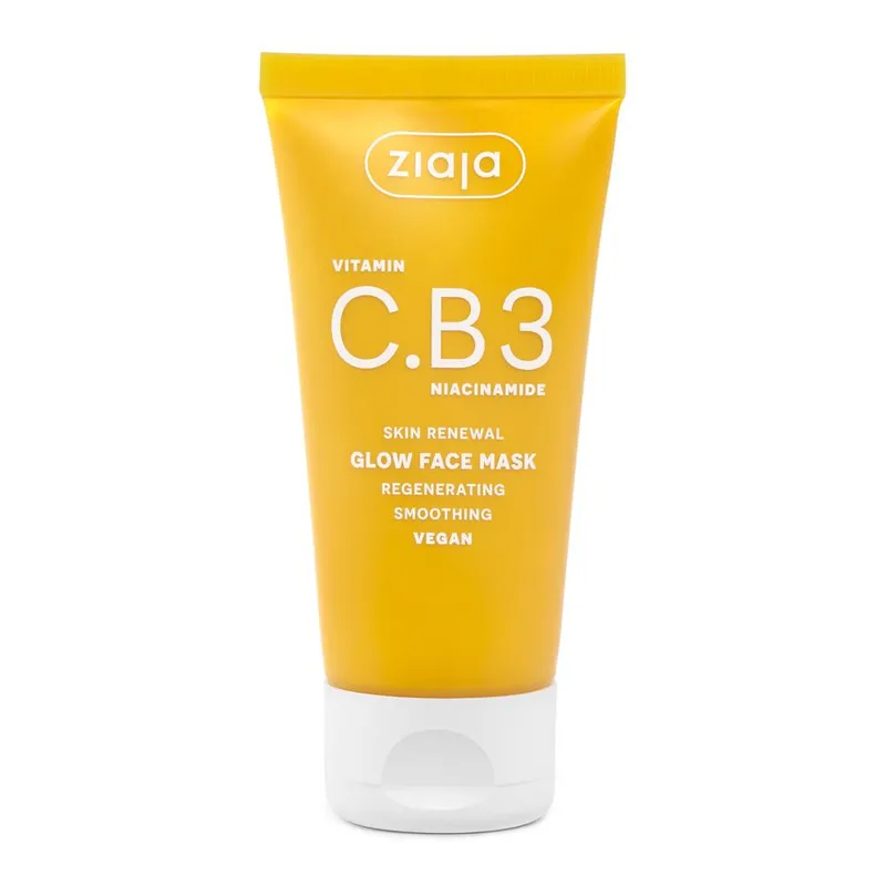 Ziaja Vitamin C.B3 Niacinamide Glow Face Mask 50 ml in White Size: 50ml White 50ml