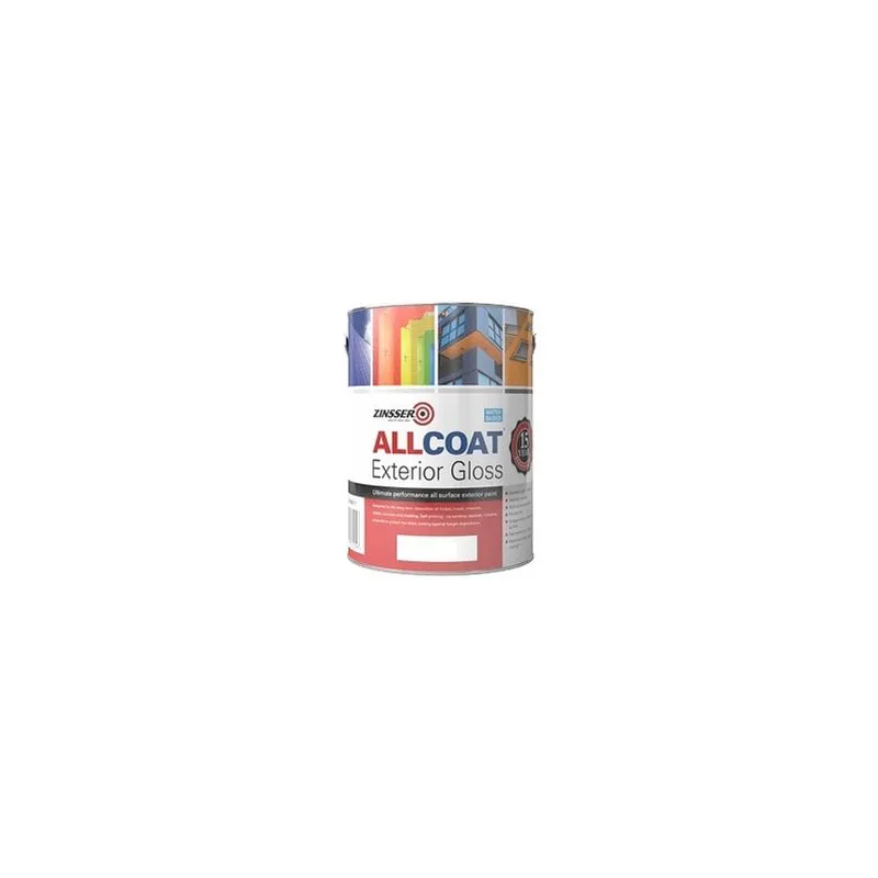 Zinsser AllCoat Exterior (Water Based), Black - Gloss 5L