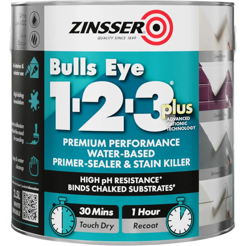 Zinsser Bullseye 1-2-3 Plus Primer