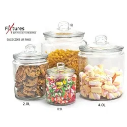 Zodiac Fixtures Small 0.9L Glass Jar & Airtight