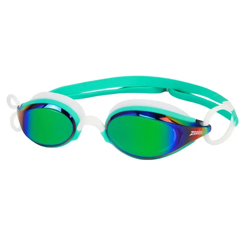 Zoggs Fusion Air Titanium Swimming Goggles Turquoise White One Size Men,Women