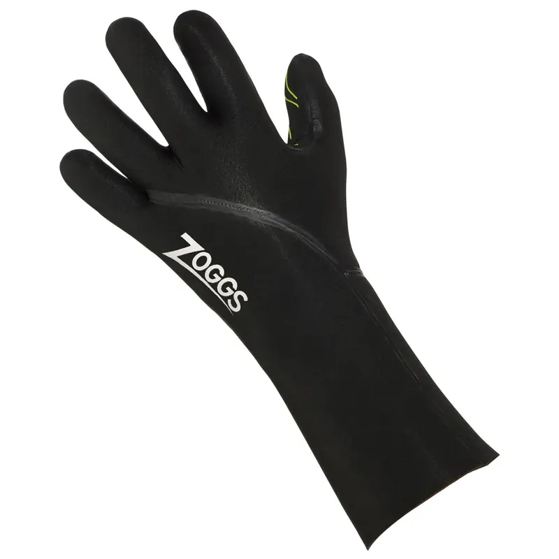Zoggs Neoprene Gloves 3 Mm Black / Yellow L unisex