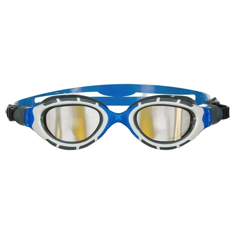 Zoggs Predator Flex Ultra Polarized Swimming Goggles Blue Grey Small Men,Women