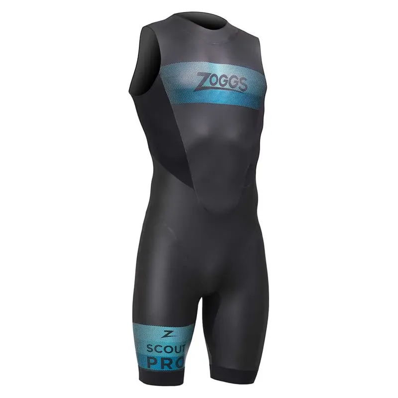 Zoggs Scout Pro Sleeveless Shorty Black / Blue XS Men