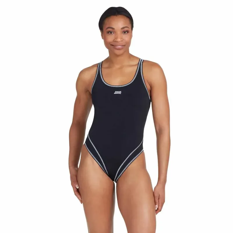 Zoggs Wire Masterback Swimsuit Black 32 Women