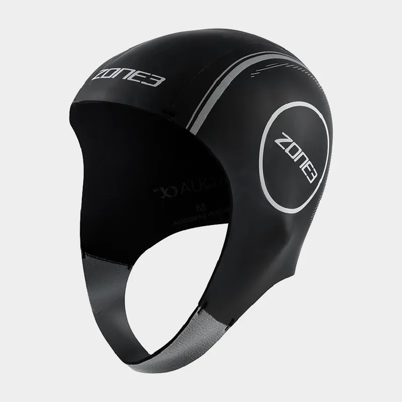 Zone 3 Neoprene Swim Cap Black M Female