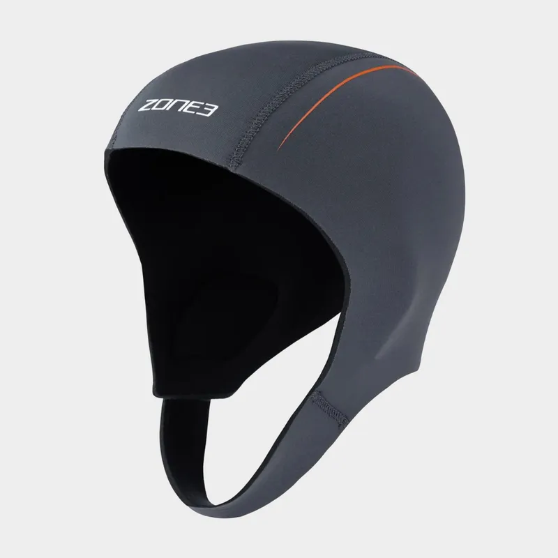 Zone3 Active-flex Swimming Cap Grey / Orange L-XL unisex