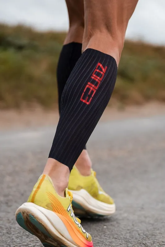 Zone3 Aeroforce-x Ii Calf Warmers Black / Red L male