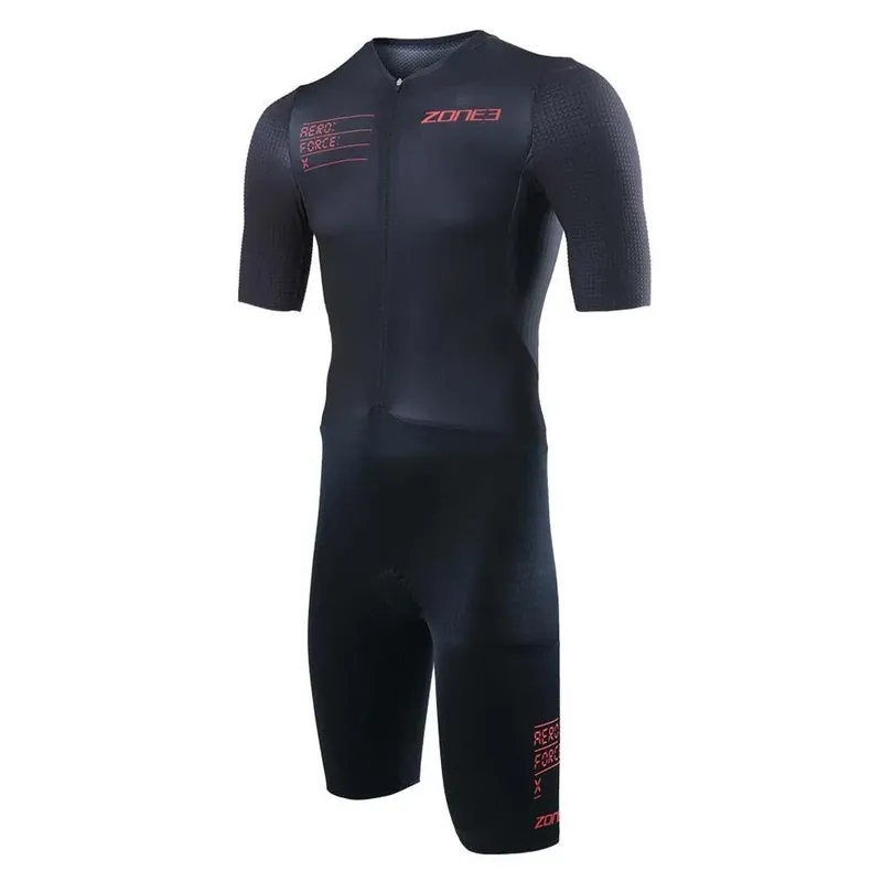 Zone3 Aeroforce-x Ii Short Sleeve Trisuit Black XL Women