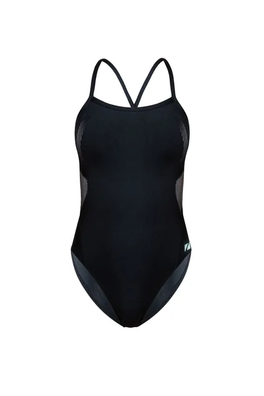 Zone3 Strap Back Swimsuit Black 12 Women