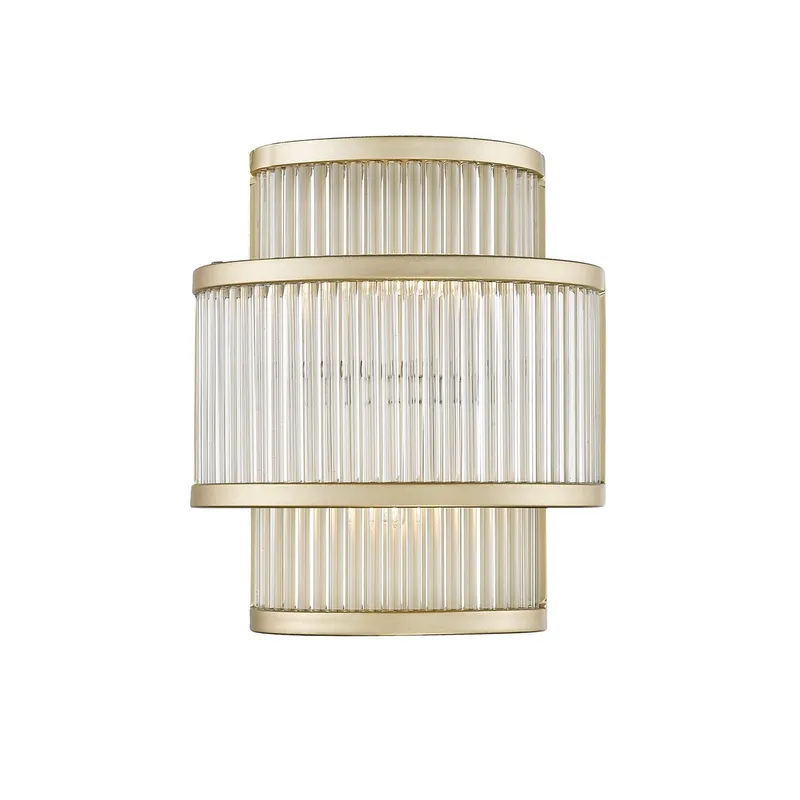 Zumaline Lighting Sergio Wall Lamp, Matt Gold, 2x G9