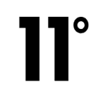11 Degrees logo